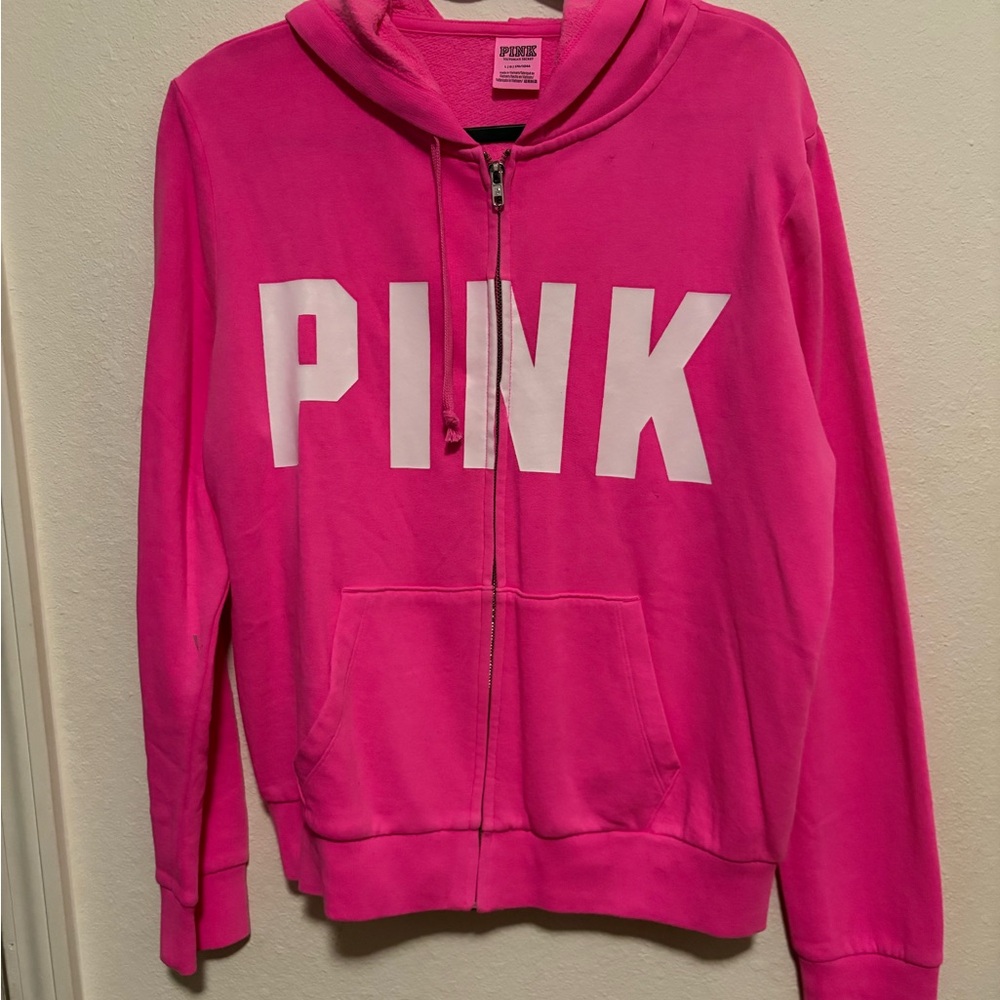 PINK Victoria's Secret Hot Pink Hoodie